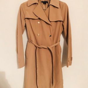Camel trench coat